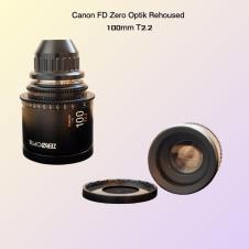 Canon FD 8-Lens Set 20,24,28,35,50,85,100 & 135 Rehoused by Zero Optik  PL Mount  FF