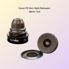 Canon FD 8-Lens Set 20,24,28,35,50,85,100 & 135 Rehoused by Zero Optik  PL Mount  FF