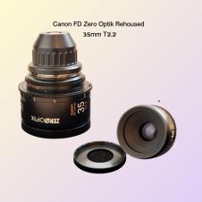 Canon FD 8-Lens Set 20,24,28,35,50,85,100 & 135 Rehoused by Zero Optik  PL Mount  FF