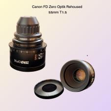 Canon FD 8-Lens Set 20,24,28,35,50,85,100 & 135 Rehoused by Zero Optik  PL Mount  FF