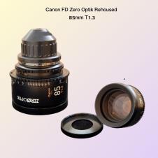 Canon FD 8-Lens Set 20,24,28,35,50,85,100 & 135 Rehoused by Zero Optik  PL Mount  FF