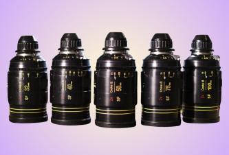 Cooke Anamorphic/i 2.0x SF Set of 5 32mm, 40mm, 50mm, 75mm, & 100mm 