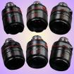 Angenieux Optimo Prime Silver Lens Set 21, 28, 40, 50, 75, 135mm